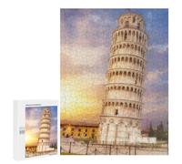 500 PCS Rompecabezas para Adultos The Leaning Tower of Pisa Rompecabezas para Adultos Juegos De Relajación Regalo De Cumpleaños Cumpleaños Y Navidad 500 PCS