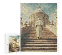 500 PCS Rompecabezas para Adultos The Pope Ascends to The Vatican Dome Rompecabezas para Adultos Juegos Familiares Regalos para Mujeres Interacción Entre Padres E Hijos 500 PCS