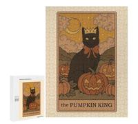 500 PCS Rompecabezas para Adultos The Pumpkin King Rompecabezas para Adultos Juegos Divertidos Alivia El Estrés Desafiante De Completar 500 PCS