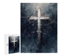 500 PCS Rompecabezas para Adultos The White Cross Rompecabezas para Adultos Juegos De Relajación Regalos para Mujeres Regalos De Cumpleaños 500 PCS