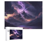 500 PCS Rompecabezas para Adultos Thunderstorm Mountain Landscape Rompecabezas para Adultos Juguetes De Bricolaje Análisis Y Lógica Cumpleaños Y Navidad 500 PCS