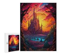 500 PCS Rompecabezas para Adultos Tower of The Elven Mage Rompecabezas para Adultos Juguetes Antiestrés Una Obra De Arte Difícil Y Desafiante 500 PCS