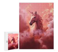 500 PCS Rompecabezas para Adultos Unicorn Smoke Rompecabezas para Adultos Juego De Ingenio Pero Divertidos Y Regalos Humorísticos para Amigos Y Familiares 500 PCS