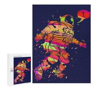 500 PCS Rompecabezas para Adultos Vibrant Astronaut Artwork -8 Rompecabezas para Adultos Juguete Decoración De Pared Mejora Los Recuerdos Regalos para Amigos Y Familiares 500 PCS