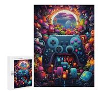 500 PCS Rompecabezas para Adultos Video Game Paradise -3 Rompecabezas para Adultos Juguete Decoración De Pared Pero Divertido Y Humorístico Desafiante De Completar 500 PCS