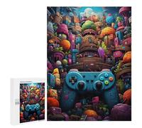 500 PCS Rompecabezas para Adultos Video Game Wonderland Rompecabezas para Adultos Juegos De Relajación Regalo De Cumpleaños Cumpleaños Y Navidad 500 PCS