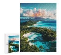 500 PCS Rompecabezas para Adultos View of A Tropical Island Rompecabezas para Adultos Juguetes De Bricolaje Análisis Y Lógica Cumpleaños Y Navidad 500 PCS