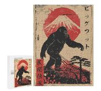 500 PCS Rompecabezas para Adultos Vintage Bigfoot Japanese Rompecabezas para Adultos Juegos Divertidos Alivia El Estrés Desafiante De Completar 500 PCS