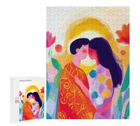 500 PCS Rompecabezas para Adultos Vivid Fauvist Vision of The Kiss Rompecabezas para Adultos Juegos Familiares Regalos para Mujeres Interacción Entre Padres E Hijos 500 PCS