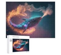 500 PCS Rompecabezas para Adultos Whale in Cosmic Dreamscape-2 Rompecabezas Juguetes Antiestrés Regalos para Mujeres Difíciles Y Desafiantes 500 PCS