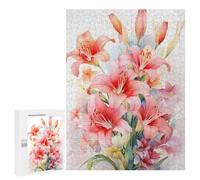 500 PCS Rompecabezas para Adultos Wild Lilies Flower Lily Juego Familiar De Rompecabezas Análisis Y Lógica Interacción Entre Padres E Hijos 500 PCS