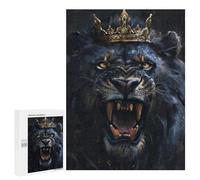 500 PCS Rompecabezas Regal Lion King Rompecabezas para Adultos Juguetes Antiestrés Vacaciones En Casa Matar El Tiempo Interacción Entre Padres E Hijos 500 PCS