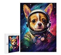 500 PCS Rompecabezas Space Dog Adventure-54 Rompecabezas para Adultos Juguetes Antiestrés Vacaciones En Casa Matar El Tiempo Interacción Entre Padres E Hijos 500 PCS