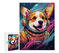500 PCS Rompecabezas Space Dog Adventure -56 Rompecabezas para Adultos Juguetes Antiestrés Vacaciones En Casa Matar El Tiempo Interacción Entre Padres E Hijos 500 PCS