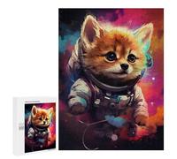 500 PCS Rompecabezas Space Fox Adventure -2 Rompecabezas para Adolescentes, Divertidos Y con Humor. Cada Pieza Es Única: Juguetes Educativos De Aprendizaje 500 PCS