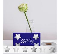 500 pegatinas de estrellas plateadas, pegatinas de estrellas autoadhesivas de color plateado metálico, etiquetas de gráfico de comportamiento de recompensa para niños, suministros para profesores