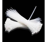 500 Pieza Bridas para Cables 200mm x 3,6mm Bridas de Plastico Blanco Bridas de Nailon Sujetacables Eléctricos Bridas Grandes para Uso Industrial Taller Garajes Electricistas Hogar Oficina
