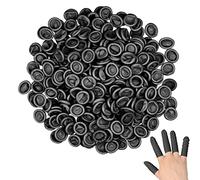 500 piezas Cubiertas de Látex Dedales de Látex Protegetor Protegen de la Estática Manga dedo,Desechable Cubiertas Protectora para Dedos para Hacer Artesanía, Arte Del Clavo, Reparación Electrónica