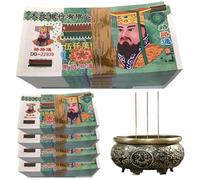 500 piezas de ofrendas de sacrificio de dinero de antepasados para funerales, billetes de banco del infierno del emperador de jade, ofrendas de sacrificio, fortalece la conexión con tu antepasado