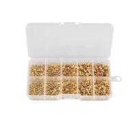 500 piezas de tuercas tornillo latón for inserción en caliente, rosca inyección moleteada, inserto térmico doble sarga, kit herramienta impresión 3D