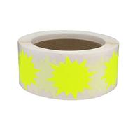 500 Piezas Etiquetas Adhesivas de Codificación de Colores del Pegatinas Fluorescentes Autoadhesivas para Grabar en Relieve Cajas de Regalo Etiquetas de Sellado Fluorescente de que en