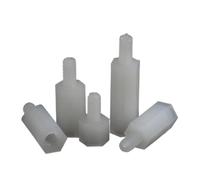 500 Piezas M3*5/6/8/10/12/15/20/22/25/30+6 espaciadores hexagonales de Nailon Macho-Hembra, Tornillos de Nailon de plástico para pilares de PCB