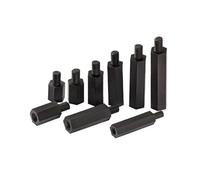 500 Piezas M3*5/6/8/10/12/15/20/22/25/30+6 espaciadores hexagonales de Nailon Macho-Hembra, Tornillos de Nailon de plástico para pilares de PCB