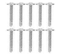 500 piezas M4.2x25mm 410 Tornillo autorroscante de chapa de acero inoxidable Tornillo de rosca profunda para instalación de tuberías de acero de color de placa de hierro
