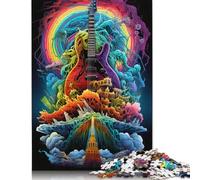500 piezas Magic Guitar3 Puzzle Puzzle Nivel de dificultad Juegos educativos Juguetes 500 piezas (52 x 38 cm)