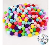 500 Piezas Pompones Esponjosos de 10mm - Bolas de Colores para Manualidades y Decoración Creativa