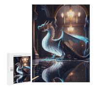 500 piezas puzzles para adultos Dragon in Grand Hall -2 puzzles para adultos juego familiar compilación de patrones interacción entre padres e hijos 500 piezas