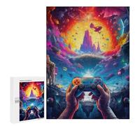 500 piezas puzzles para adultos juegos galácticos Odyssey -3 rompecabezas para adultos juego familiar compilación de patrones interacción entre padres e hijos 500 piezas