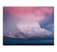 500 Piezas Puzzles, Rompecabezas DIY, Diversión-Nubes,cúmulos,tormenta eléctrica 52x38cm