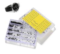 500 Piezas Reloj Corona O Anillo, Goma O Anillos Kit arandela de Goma Reloj Corona O Anillos Sellos Impermeables Herramientas de reparación de Relojes para Reparar Relojes