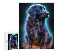 500 piezas rompecabezas para adolescentes Farm Dog Oil Paint Puzzles para adultos juguetes antiestrés difíciles exigentes regalo de cumpleaños, regalos, 500 piezas