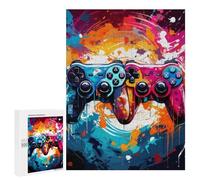 500 piezas rompecabezas para adolescentes vibrantes controladores de juegos artísticos rompecabezas para adultos juegos mentales regalos para mujeres regalos únicos para cumpleaños y Navidad 500 PCS