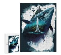 500 piezas rompecabezas para adolescentes Whale Island Fantasy-1 rompecabezas para adultos juegos de pensamiento regalos para mujeres regalos únicos para cumpleaños y Navidad 500 PCS