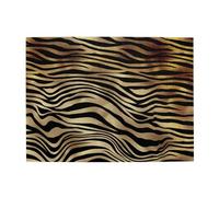 500 Piezas, Rompecabezas para Adultos, Rompecabezas desafiantes, Juego de Rompecabezas para Todos,Cebra Africana Negra Dorada, Piel de Animal Sepia