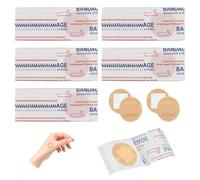 500 Piezas Tiritas Redondas Pequeñas 25mm Transpirable Apósitos Redondos Pequeños Impermeable Fuerte Adherencia Adecuado para Pequeñas Heridas en Nariz, Manos y Codos