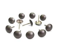 500 piezas un lote: D11 mm x L17 mm para tapicería de sofá, muebles de madera, tachuelas decorativas para el pulgar, uñas para tapicería de hogar (gris mate esmerilado)