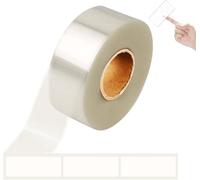 500 protectores de etiquetas transparentes | Cinta transparente para lomo de libro | Protección de código de barras de biblioteca | Cubiertas adhesivas de 1.18 x 3.15 pulgadas