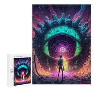 500 puzzles para adolescentes Eye of the Universe -4 Puzzles para adolescentes - Divertidos juegos para mejorar la memoria y reducir el estrés - Regalos 500 PCS