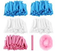 500 redes desechables para el cabello, 20 fundas elásticas para la cabeza, varios colores para varias aplicaciones