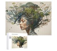 500 sierras de calar para adolescentes, árbol susurro de la naturaleza, arte para adultos, juguete de decoración de pared, corte de precisión, gran regalo para juegos, 500 piezas