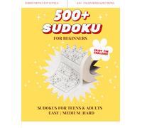 500+ Sudoku Puzzle Books For Teens and Adults | From Easy Levels To Hard Levels for Adults