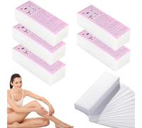 500 tiras de fieltro para cera caliente y pasta de azúcar, tiras de fieltro suaves y resistentes a desgarros para cualquier tipo de depilación en piernas, pecho, espalda, zona íntima y cara (7 x 20