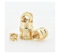 500 tuercas de inserción de latón M2, M2.5, M3, M4 y M5, roscadas, moleteadas, termofusibles, for impresora 3D, PC(Length 3mm,M2(OD3mm))