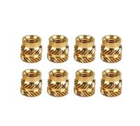 500 tuercas de inserción térmica de latón for impresora 3D, de doble rosca, M1.6, M2, M2.5 y M3, venta al por mayor.(Length 3mm,M2.5(OD3.5mm) 500Pcs)