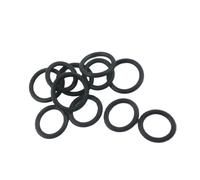 500 Uds caucho de nitrilo negro 1,5mm de espesor juntas tóricas 11/12/13/14/15/16/17/18/19/20mm OD NBR juntas tóricas arandela de sellado(17x14x1.5mm)