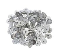 500 Uds portavelas soporte para mecha de vela de Metal de 12 5mm x 4mm Base resistente abrazadera de Base de mechas